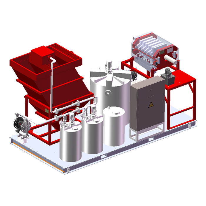 沉淀、压滤系统
